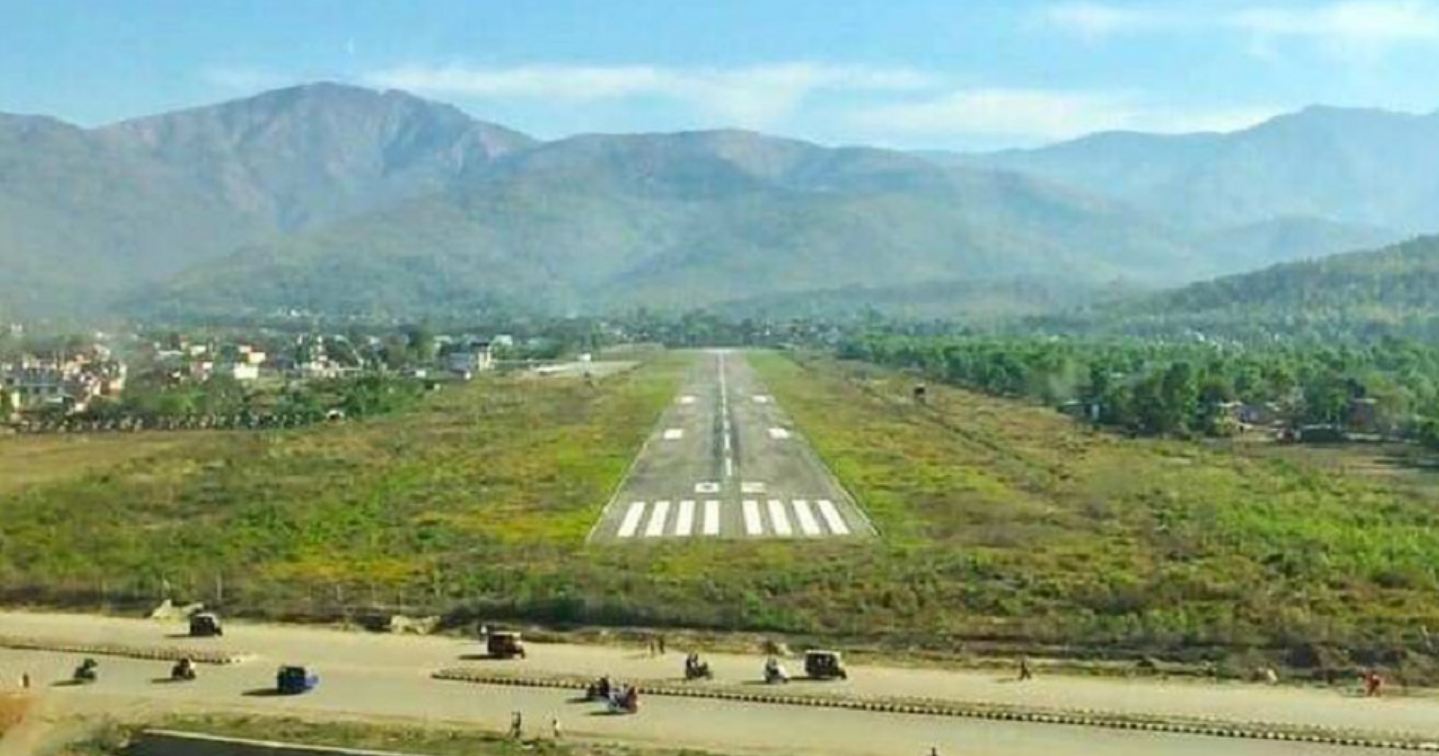 सुर्खेत विमानस्थलको धावनमार्गमा खाल्डो, उडान सेवा बन्द